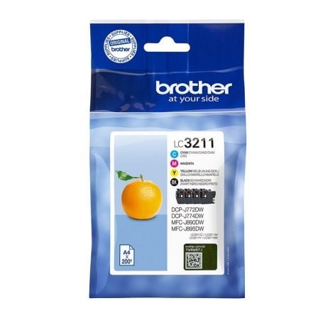 Cartucho de Tinta Original Brother LC-3211VAL Multipack/ Cian/ Magenta/ Amarillo/ Negro_0
