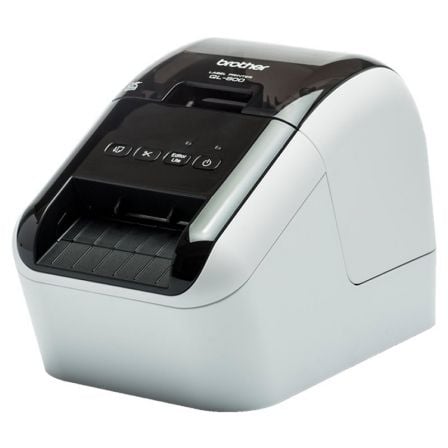 Impresora de Etiquetas Brother QL-800/ Térmica/ Ancho etiqueta 62mm/ USB/ Blanca y Negra_0