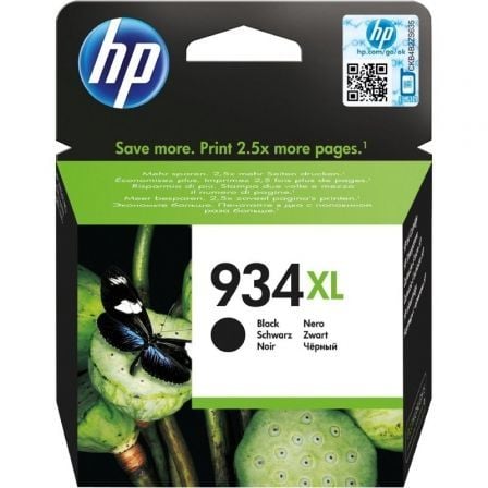 Cartucho de Tinta Original HP nº934 XL Alta Capacidad/ Negro_0