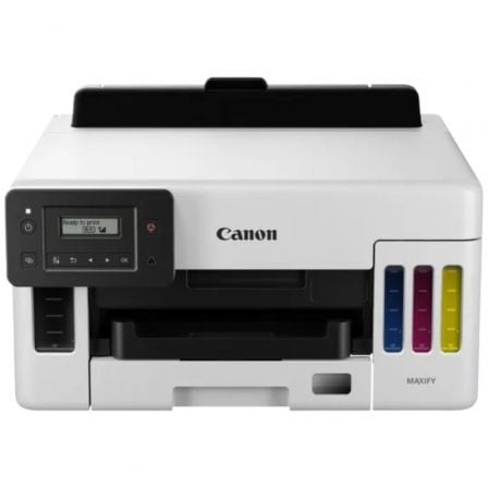Impresora Recargable Canon MAXIFY GX5050 MegaTank WiFi/ Dúplex/ Blanca_0