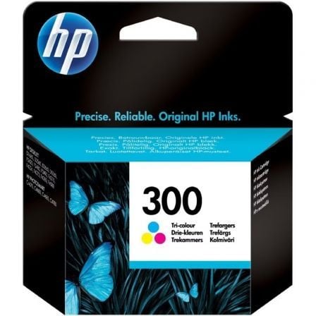 HP 300 Tri-color Original Ink Cartridge cartucho de tinta 1 pieza(s) Rendimiento estándar Cian, Magenta, Amarillo_0