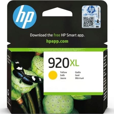 Cartucho de Tinta Original HP nº920 XL Alta Capacidad/ Amarillo_0