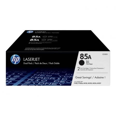Toner Original HP nº85A Multipack/ 2x Negro_0