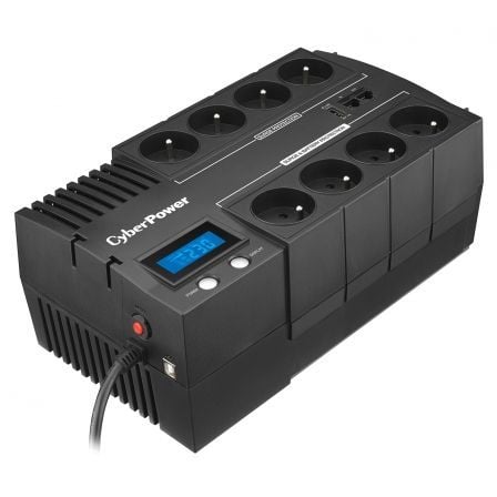 SAI Línea Interactiva Cyberpower BR700ELCD/ 700VA-420W/ 8 Salidas/ Formato Bloque_0