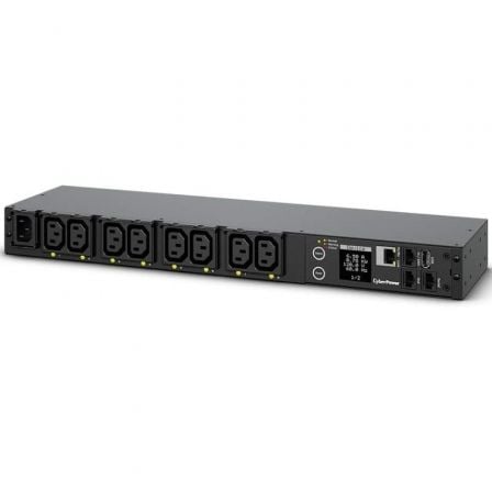 Unidad de Distribución para Alimentación Cyberpower PDU41004/ 16A/ 8x IEC C13/ Formato RACK 1U_0