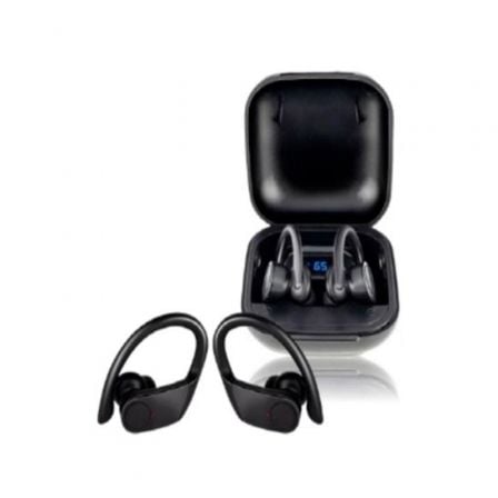 Auriculares Deportivos Bluetooth Daewoo / TWS SPORT DW2012 / Preto / Autonomía 3h / Estuche de Carga