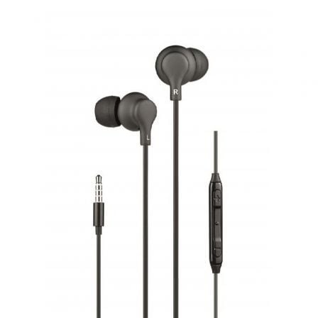 Auriculares Intrauditivos Daewoo / Com Microfone / Jack 3.5 / Preto / DW2013