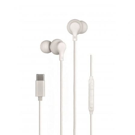 Auriculares Intrauditivos Daewoo / Branco / DW2016 / com Microfone / USB Tipo-C