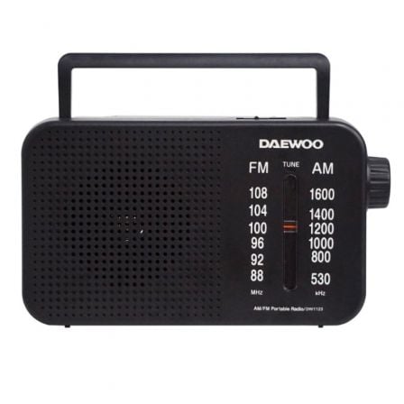 Radio Portátil Daewoo DW1123/ Negra_0