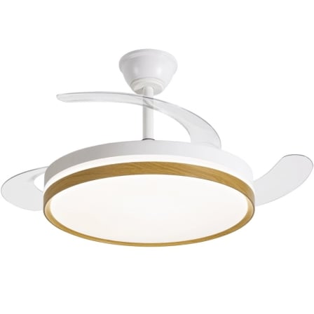 Ventilador de Techo Daewoo con aspas retráctiles DW5010/ 30W/ 3 Aspas/ 6 Velocidades_0