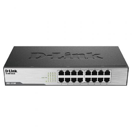 Switch D-LINK / 16 Portas / 10/100Mbps / DES-1016D_1