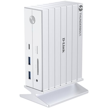 Docking Thunderbolt 4 D-Link DUF-E01/E/ 5xUSB/ 2xUSB Tipo-C/ 2xThunderblot/ 1xDisplayPort/ 1xHDMI 4K/ 1xRJ45/ 1xJack 3.5/ 1xLector de Tarjetas/ Blanco_0