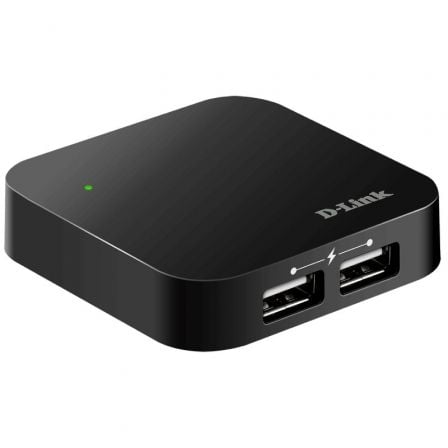 Hub USB 2.0 D-LINK / Preto / DUB-H4/E_1