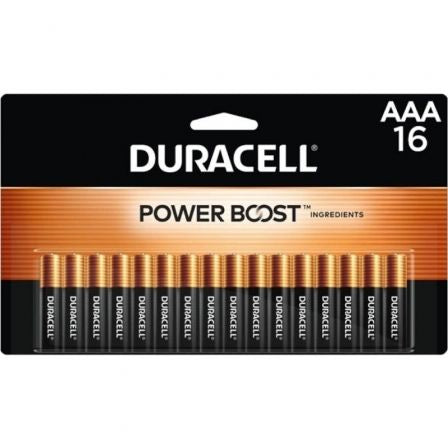 Pack de 16 Pilas AAA Duracell Plus Power Boost DPBLR3B16/ 1.5V/ Alcalinas_0