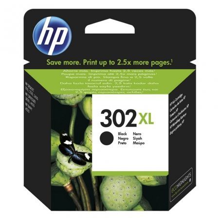 Cartucho de Tinta Original HP nº302 XL Alta Capacidad/ Negro_0