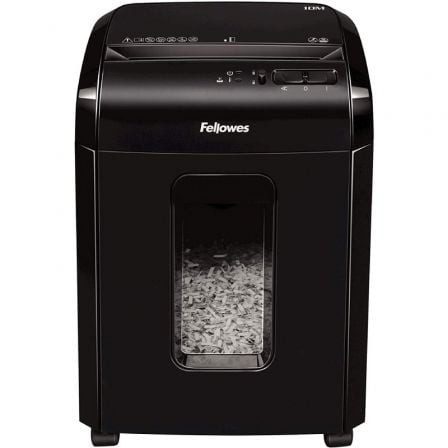Destructora Fellowes 10M/ Corte en Partículas de 2 x 12mm/ Negra_0