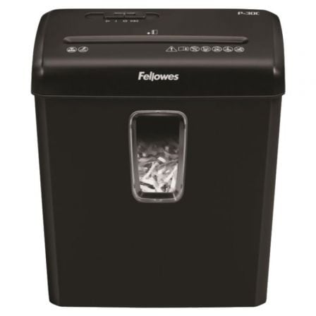 Destructora Fellowes P-30C/ Corte en Partículas de 4 x 34mm/ Negra_0