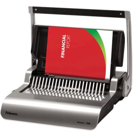 Encuadernadora de Canutillo Fellowes Quasar+/ Plata_1