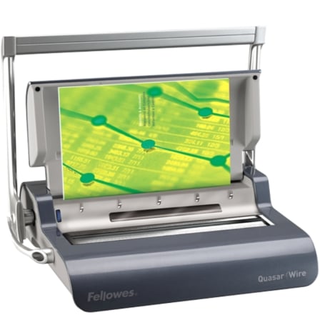 Encuadernadora de Canutillo Fellowes Quasar Wire/ Plata_1