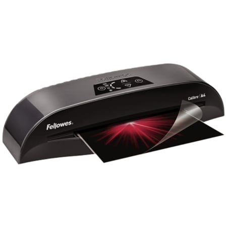 Plastificadora Fellowes Calibre A4/ hasta A4 y 125 Micras/ Plata y Negra_0