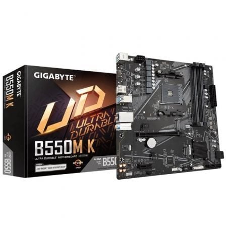 Placa Base Gigabyte B550M K Socket AM4/ Micro ATX_0