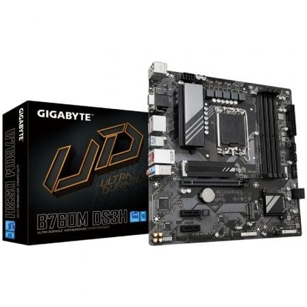 Placa Base Gigabyte B760M DS3H Socket 1700/ Micro ATX_0