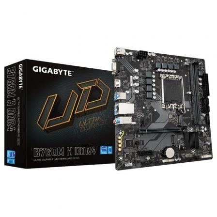 GIGABYTE B760M H DDR4 placa base Intel B760 Express LGA 1700 micro ATX_0