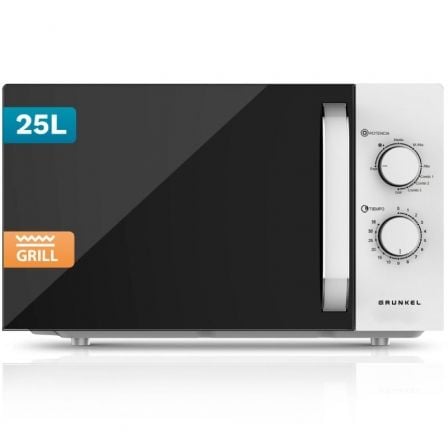 Microondas Grunkel MWG-25GRILL/ 850W/ Capacidad 25L/ Funcion Grill/ Blanco_0