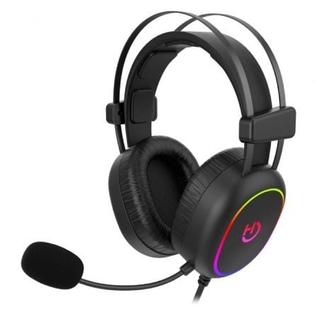 Auriculares Gaming con Micrófono Hiditec Erys ARGB/ Jack 3.5/ Negros_0