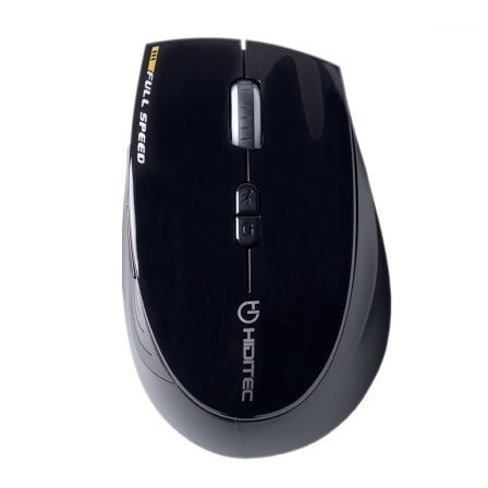 Ratón Gaming Inalâmbrico HIDITEC Dendro / Até 2000 DPI / Preto / PE21271093