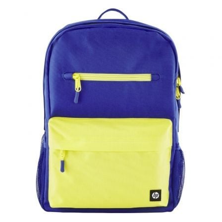 Mochila HP Campus 7J596AA para Portátiles hasta 15.6"/ Azul y Lima_0