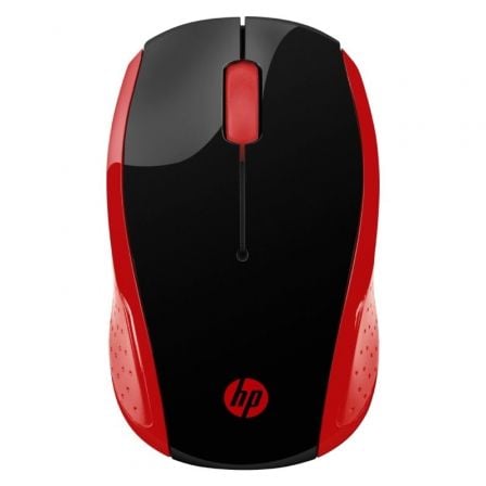 Ratón Inalámbrico HP 200/ 1000 DPI/ Rojo Imperial_0