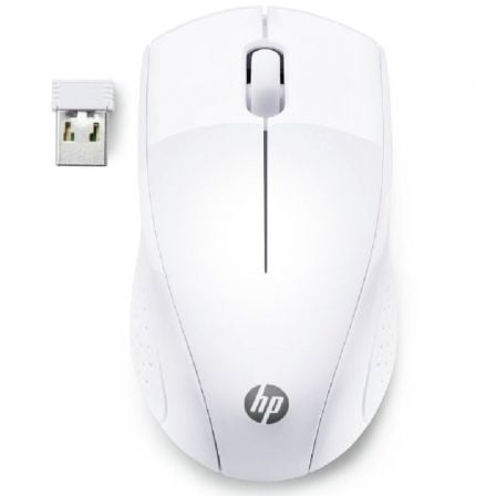 Ratón Inalámbrico HP 220/ Hasta 1600 DPI/ Blanco Nieve_0