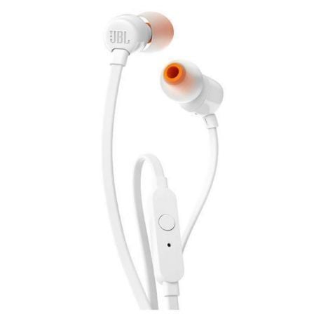 Auriculares Intrauditivos JBL Tune 110/ con Micrófono/ Jack 3.5/ Blancos_0
