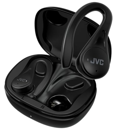 Auriculares Bluetooth JVC HA-EC25T con estuche de carga/ Autonomía 7.5h/ Negros_0