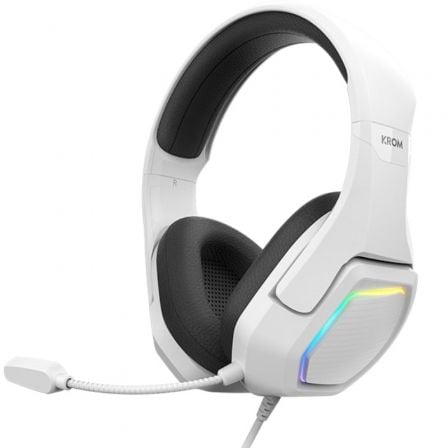 Auriculares Gaming con Micrófono Krom Kopa 7.1/ USB 2.0/ Blancos_0