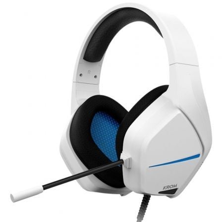 Auriculares Gaming con Micrófono Krom Kopa Move/ Jack 3.5/ Blancos_0