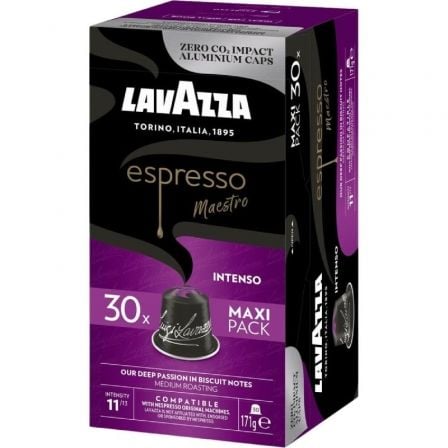 Cápsula Lavazza Espresso Maestro Intenso para cafeteras Nespresso/ Caja de 30_0