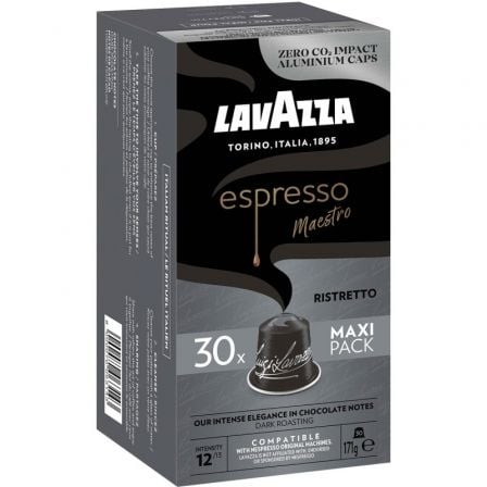 Cápsula Lavazza Espresso Maestro Ristretto para cafeteras Nespresso/ Caja de 30_0