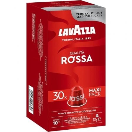 Cápsula Lavazza Qualitá Rossa para cafeteras Nespresso/ Caja de 30_0