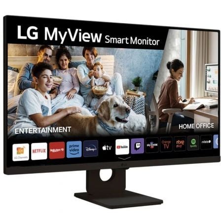 Monitor LG MyView 27SR50F-B / 27" / Full HD / Smart TV / Preto