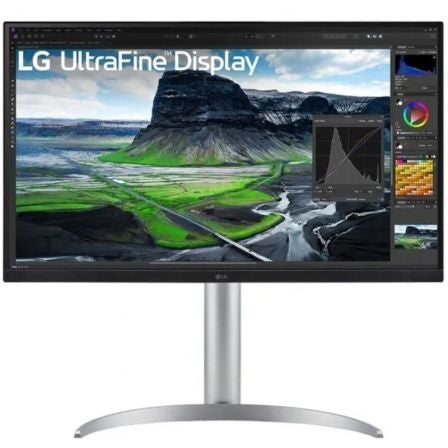 Monitor Profesional LG 27UQ850-W 27"/ 4K/ Multimedia/ Regulable en altura/ Plata_1
