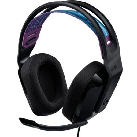 Auriculares Gaming con Micrófono Logitech G335/ Jack 3.5/ Negros_0