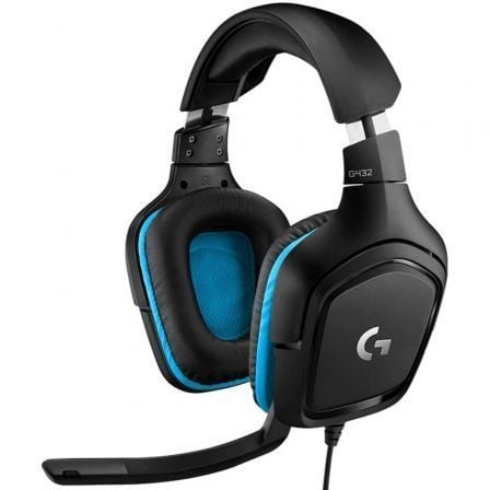 Auriculares Gaming con Micrófono Logitech G432/ USB 2.0/ Jack 3.5/ Negros_0