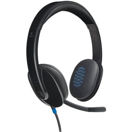 Auriculares Logitech H540 / Com Microfone / USB / Preto / 1024976