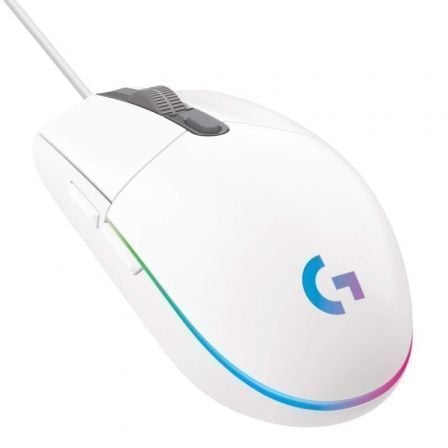 Ratão Gaming Logitech G102 Lightsync / Até 8000 DPI / Branco