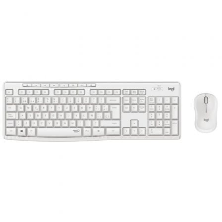 Teclado e Ratão Inalâmbricos Logitech Silent Touch MK295 / Branco / LOG-TEC_SET_920-009822