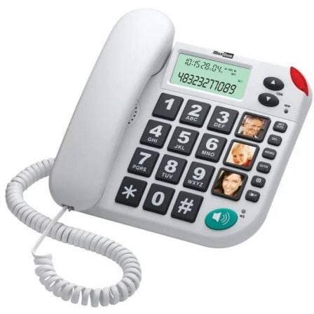 Teléfono Maxcom KXT480/ Blanco_0