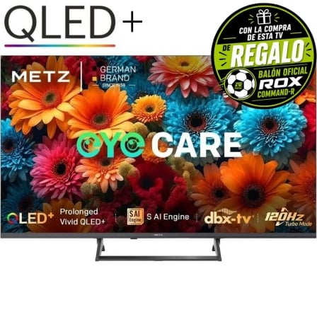 Televisor Metz QLED+ 55MQF7500Z 55"/ Ultra HD 4K/ Smart TV/ WiFi_0