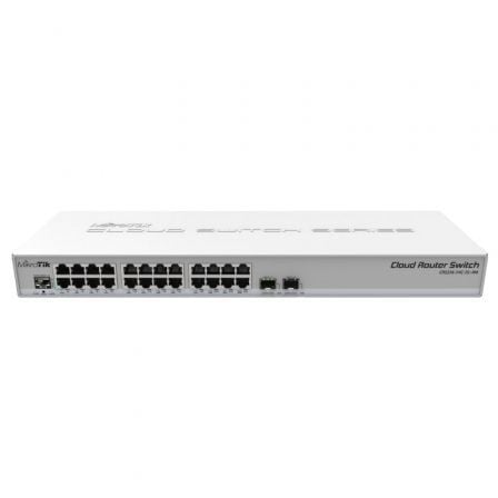 Switch Router Mikrotik CRS326-24G-2S+RM 26 Puertos/ RJ45 10/100/100/ SFP/ PoE_0